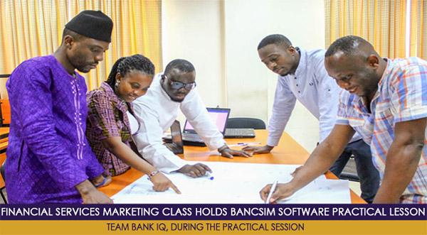 Financial Services Marketing Class holds simulation session