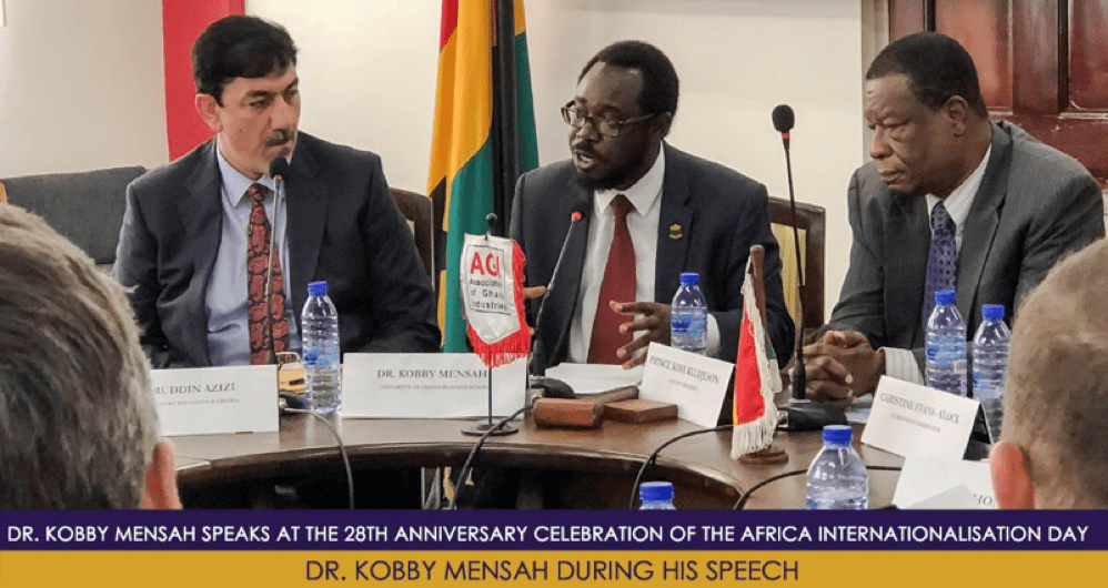 Dr. Kobby Mensah Speaks at the 28th Anniversary Celebration of the Africa Industrialisation Day